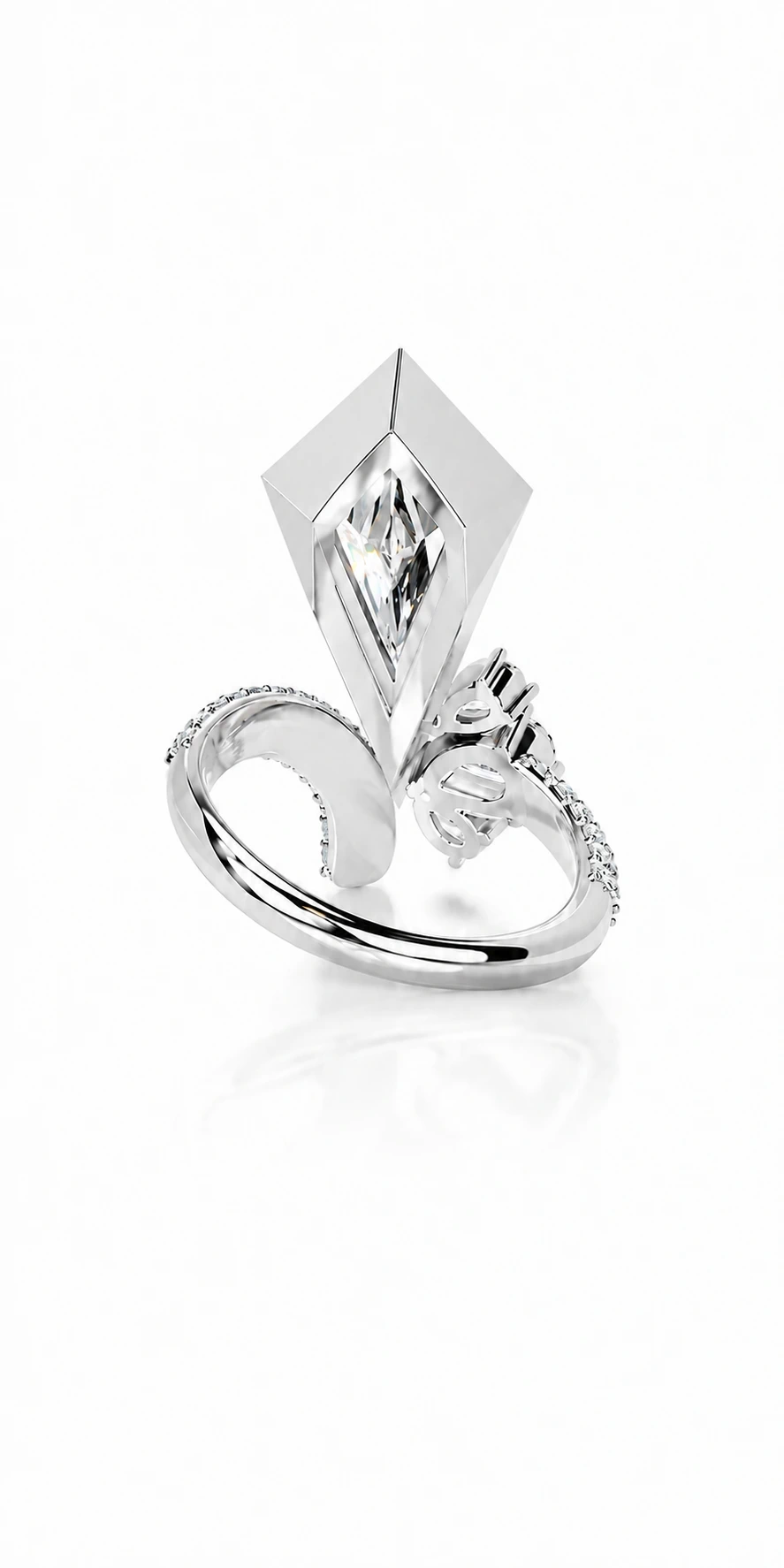 Jolanta Collection 01 — side view of the ring